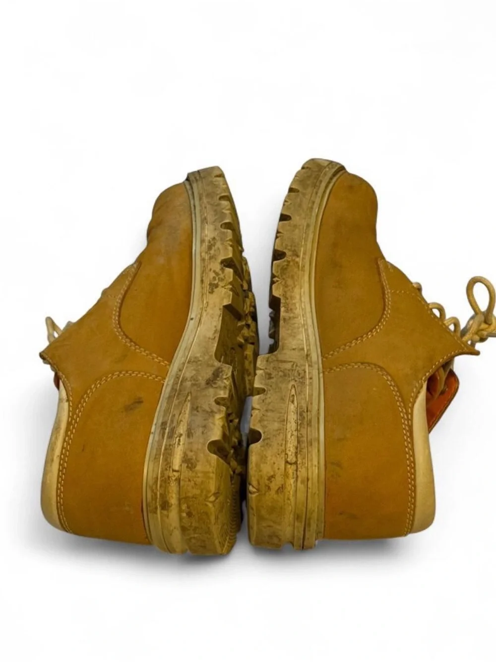 Timberland Wheat/Gold Nubuck Lace-Up Shoes